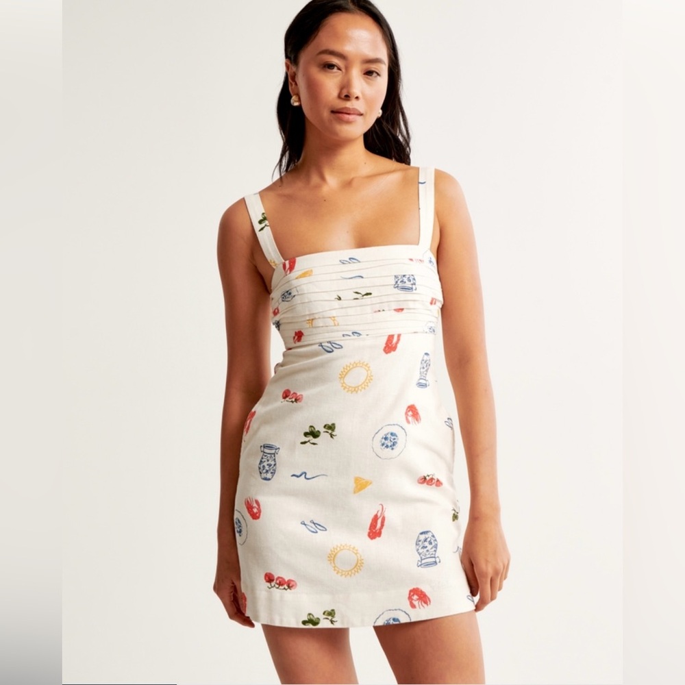 Abercombie Emerson linen mini dress